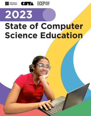 screenshot of the front page cover of the State of CS 2022 report